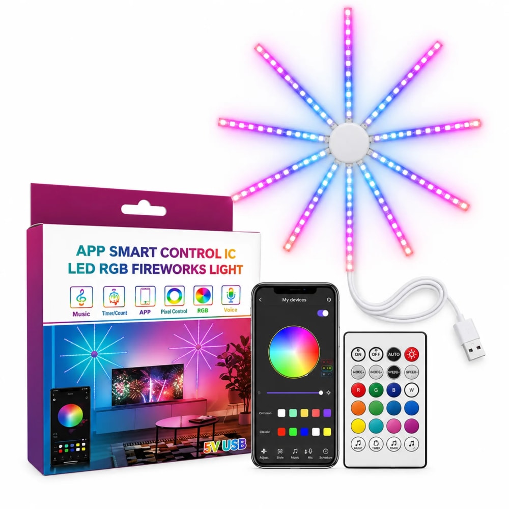 Luces LED RGB estrella - imagen 1
