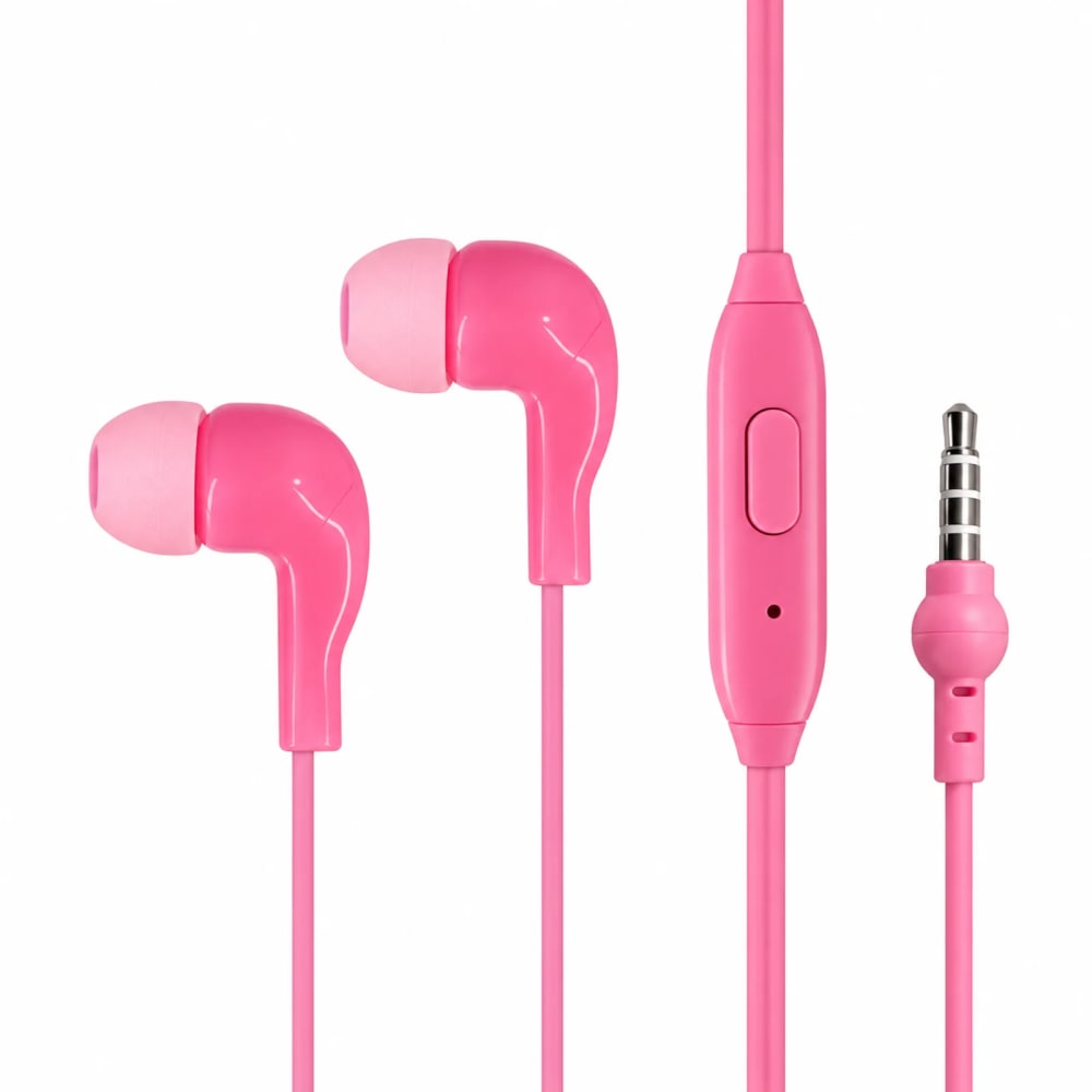 Audífonos SMG plug 3,5 rosa - imagen 1