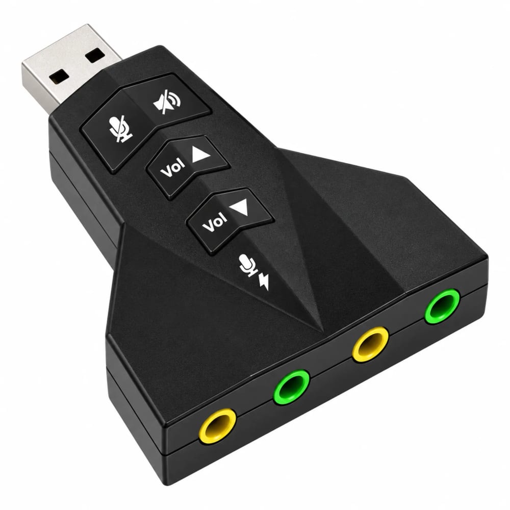 Adaptador tarjeta de sonido USB 7.1 B447 duo - imagen 1
