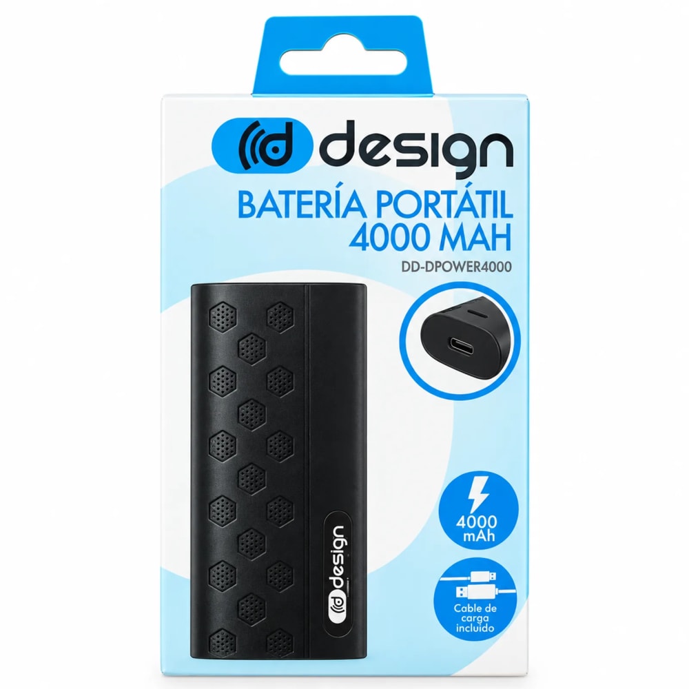 Power bank Design portátil 4000 mAh - imagen 1