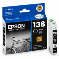 Cartucho Epson 138 negro T138120 original - imagen 1