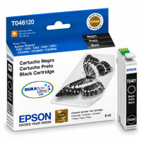 Cartucho Epson mariposa negro T046120 original - imagen 1