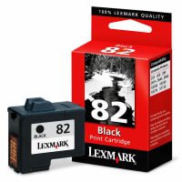 Cartucho Lexmark 82 negro original - imagen 1