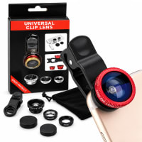 Kit de lentes universales con clip para teléfonos celulares - imagen 1
