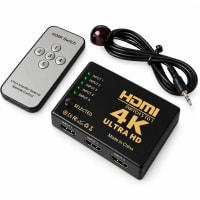 Switch multiplicador HDMI splitter 5X1 4K ultra HD - imagen 1