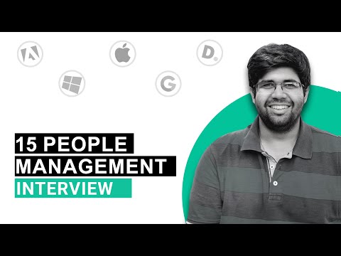 15 people management interview questions asked as part of all tech companies’ management hiring process.