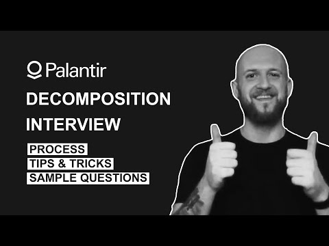 This video likely provides an overview of the interview process at Palantir