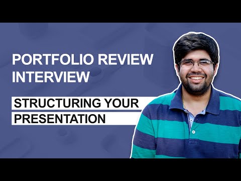 Understand how to create your portfolio review presentation.