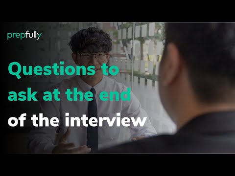 Understand what questions can be asked and what not at the end of the interview.