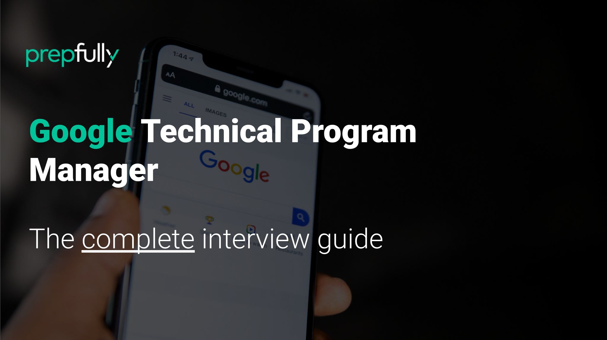 Detailed, specific guidance on the Google Technical Program Manager interview process - with a breakdown of different stages and interview questions asked at each stage