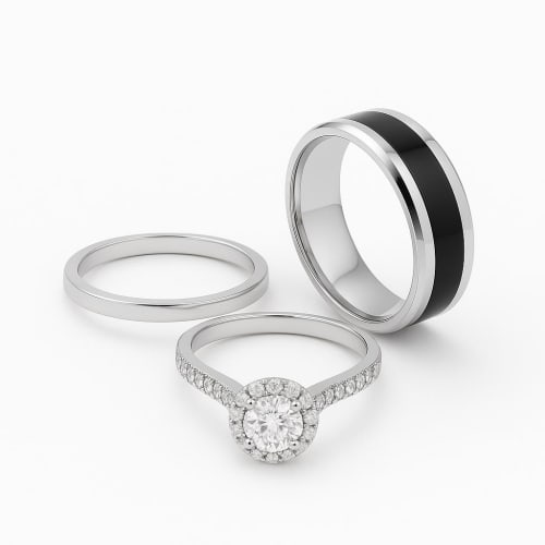 3 Piece Wedding Ring