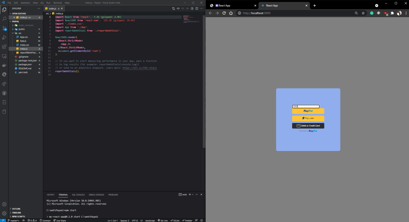 How to add PayPal payments to your React JS app image