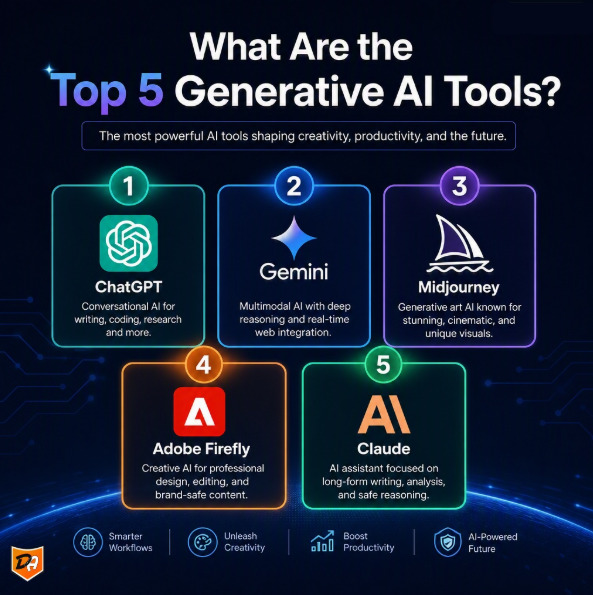 Davidayo: What Are the Top 5 Generative AI Tools