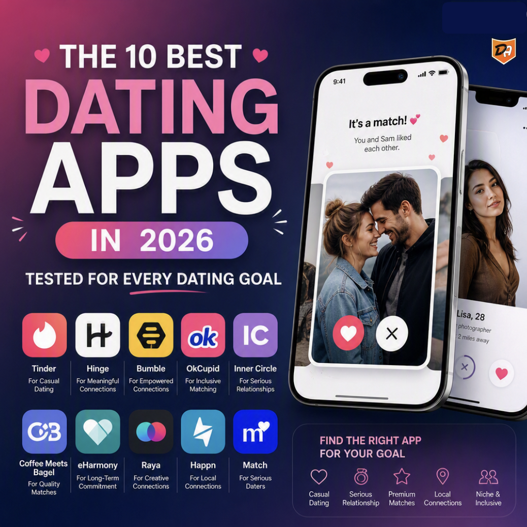 The 10 Best Dating Apps in 2026 (Tested for Every Dating Goal)