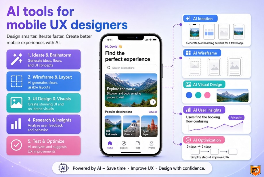 AI tools for mobile UX designers