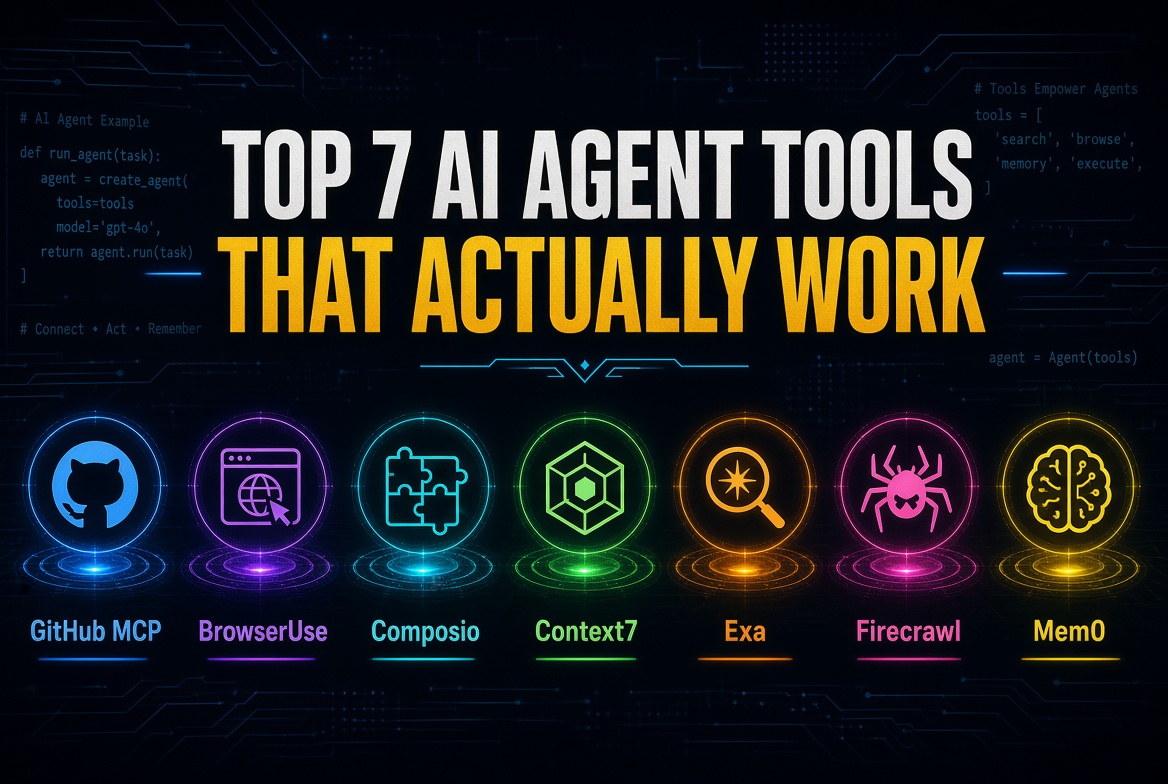 Top 7 AI Agent Tools That Actually Work