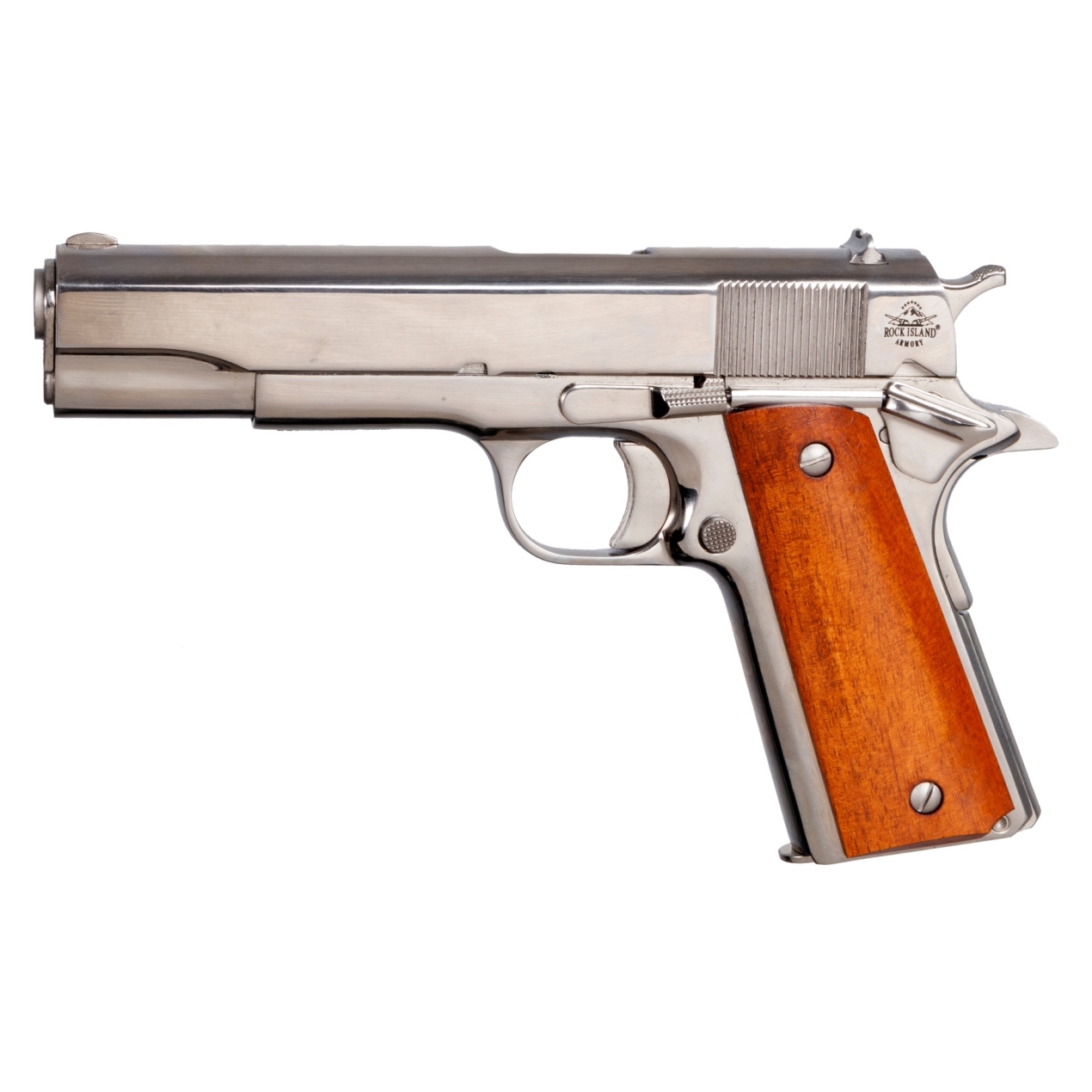 Armscorrock Island Armory 38sup M1911 A1 Fsnp Gi Standard Fs Nickel Semi Auto Pistols At