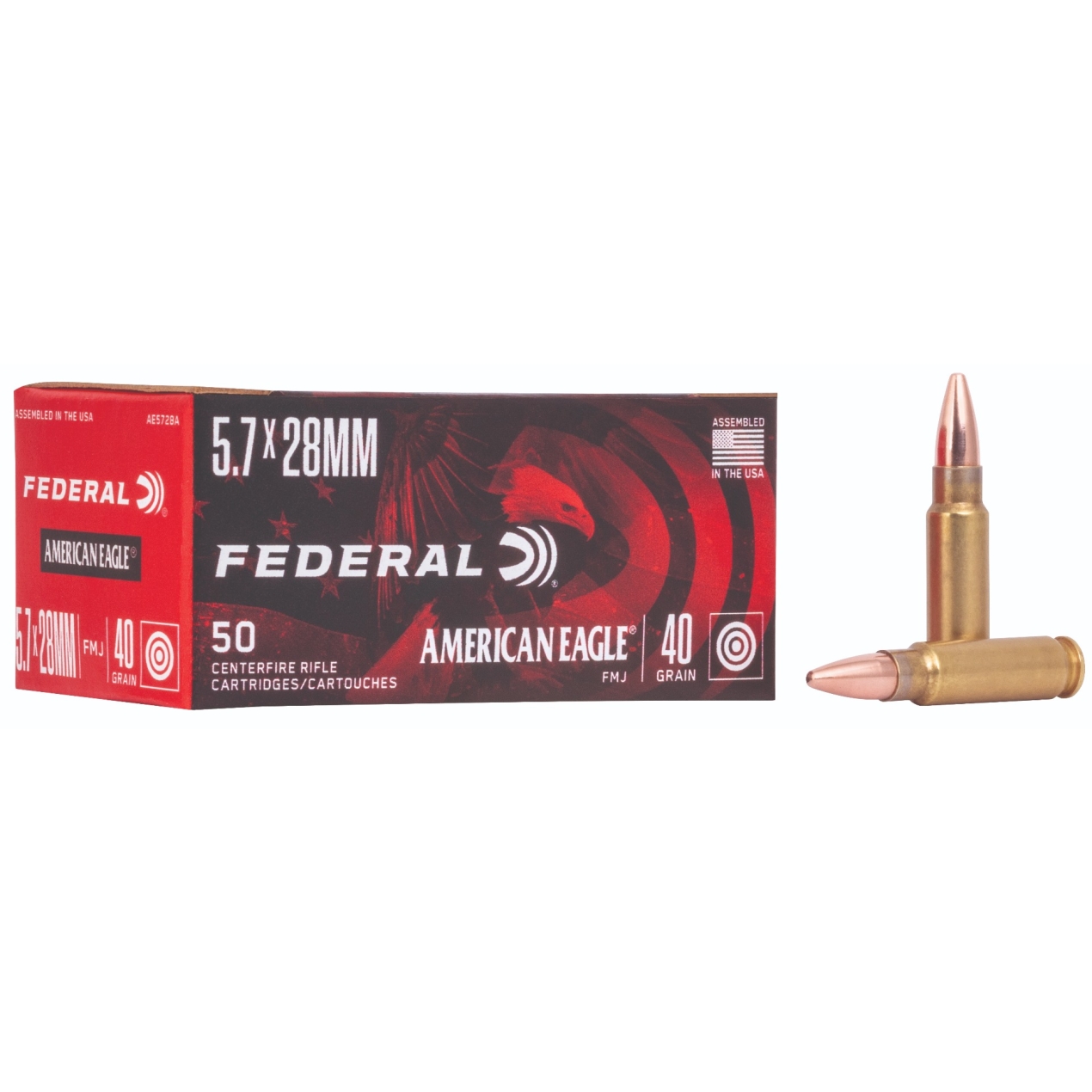 Federal American Eagle 5.7x28mm 40GR FMJ AE5728A-img-0