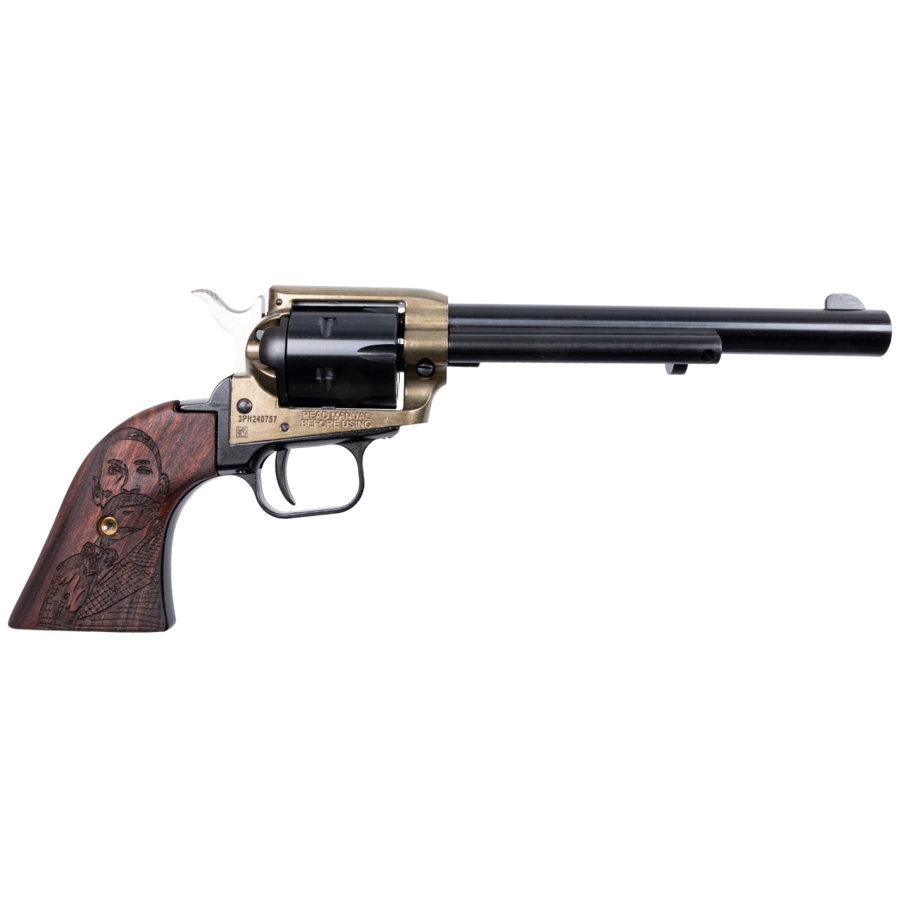 Heritage Rough Rider Wild West Bass Reeves 22LR 6.5'' 6Rd RR22CH6-WW3-img-0