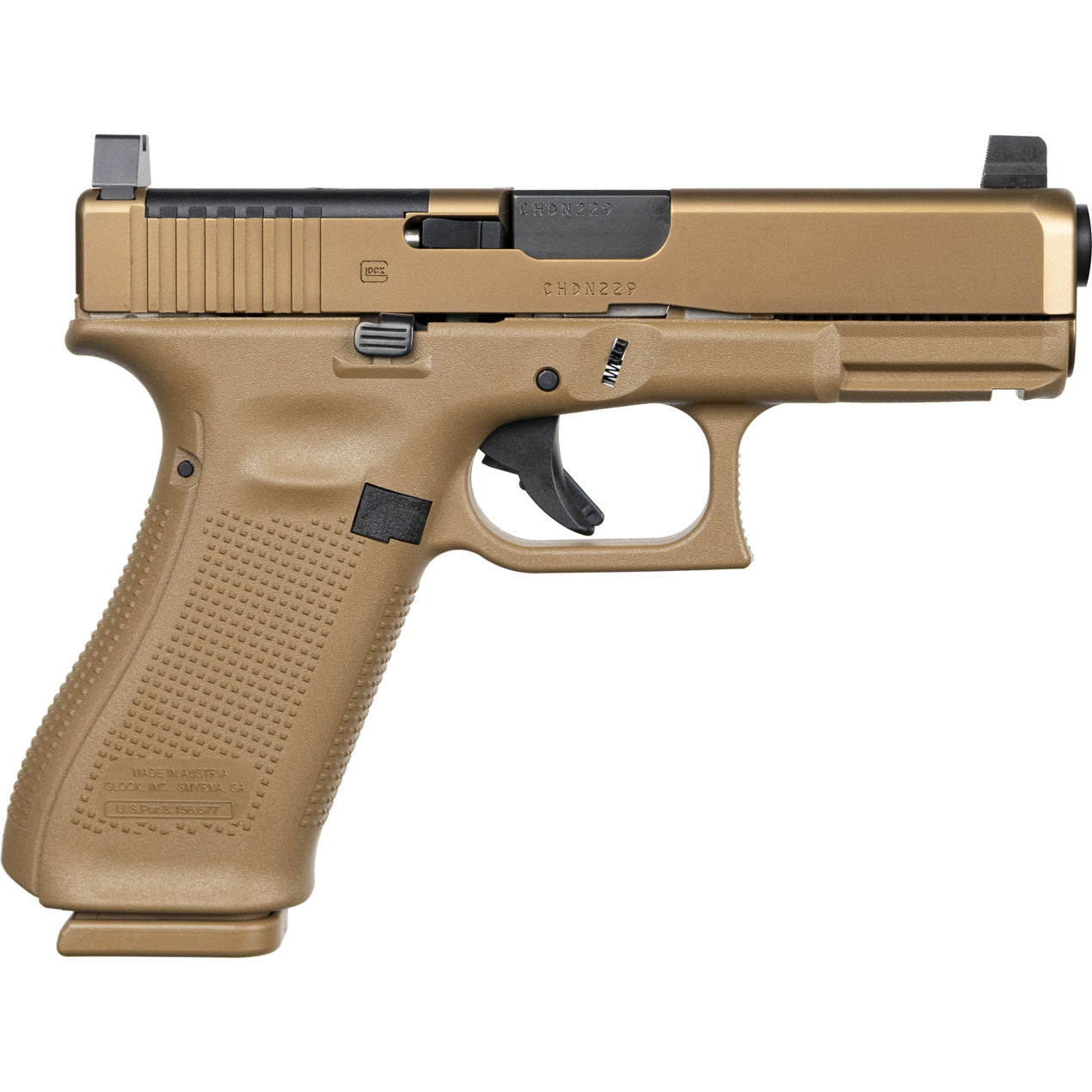 GLOCK 19X V 9mm Striker-Fired Pistol (Coyote Brown)