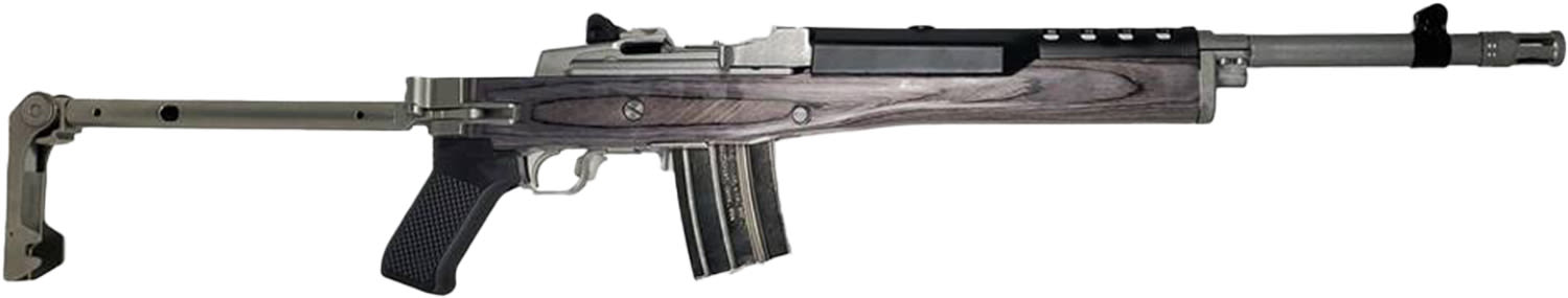 Ruger 5898 Mini-14 300 BLK 20+1 Matte Stainless Ghost Grey Laminate