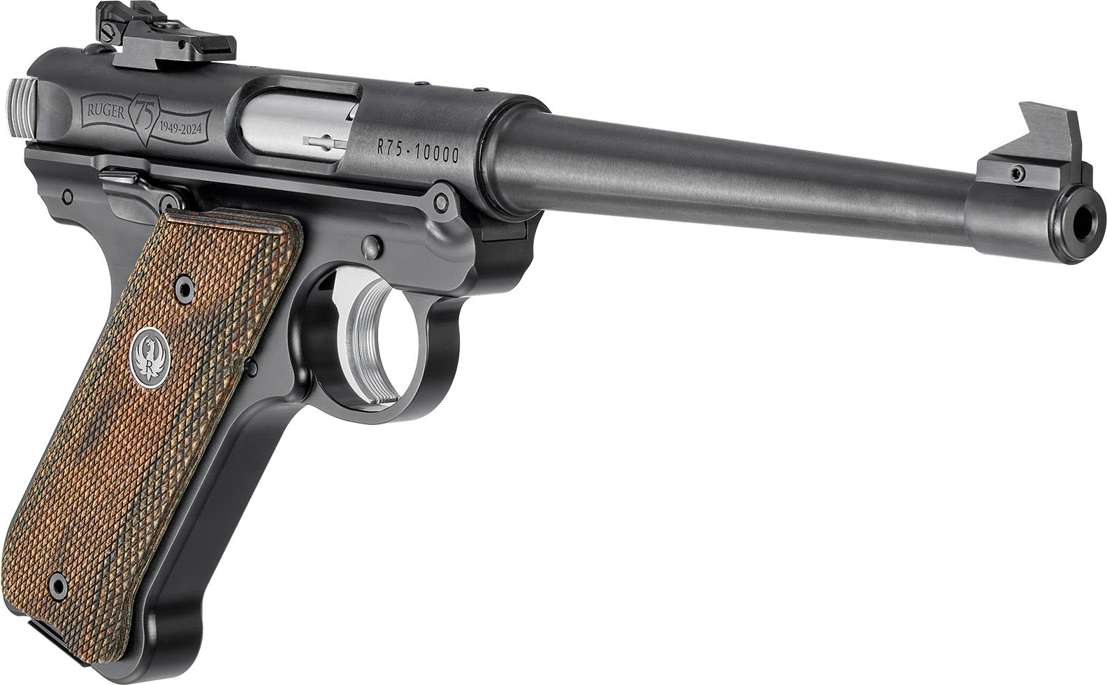 Nib ruger mark iv 75th anniversary 22lr 10 1 semi auto pistols at