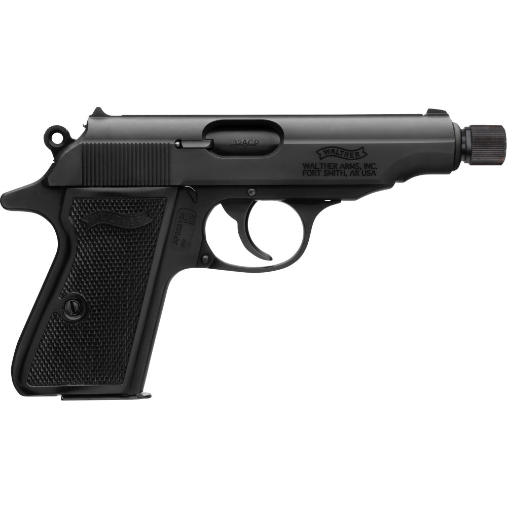 WALTHER PP SD 32ACP BLACK 8RD