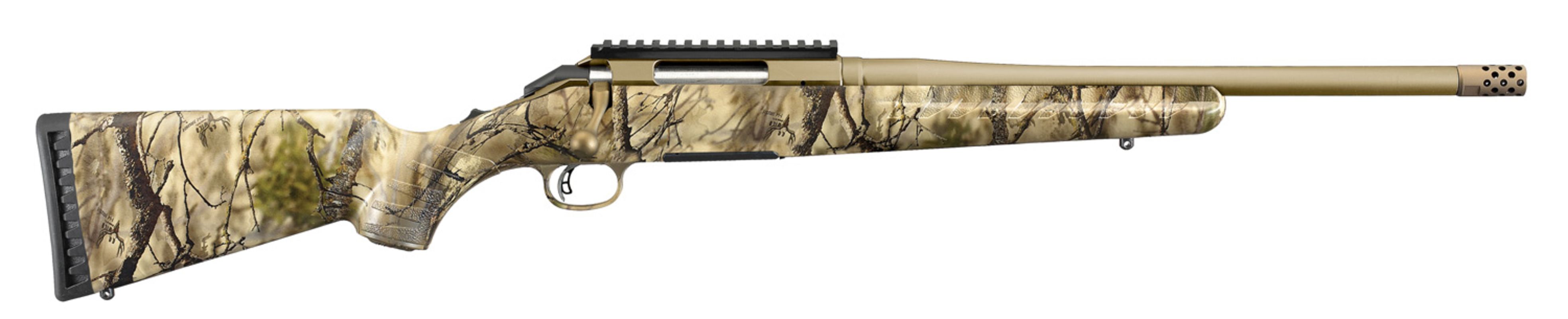 Ruger American 243 Win 4+1 16.10" Burnt Bronze Cerakote Barrel GO 36923-img-2