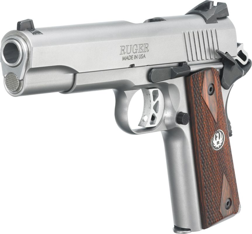 Ruger SR1911 45 ACP 5" Barrel 7+1 Or 8+1 Capacity Low-Glare Stainless 6700-img-3