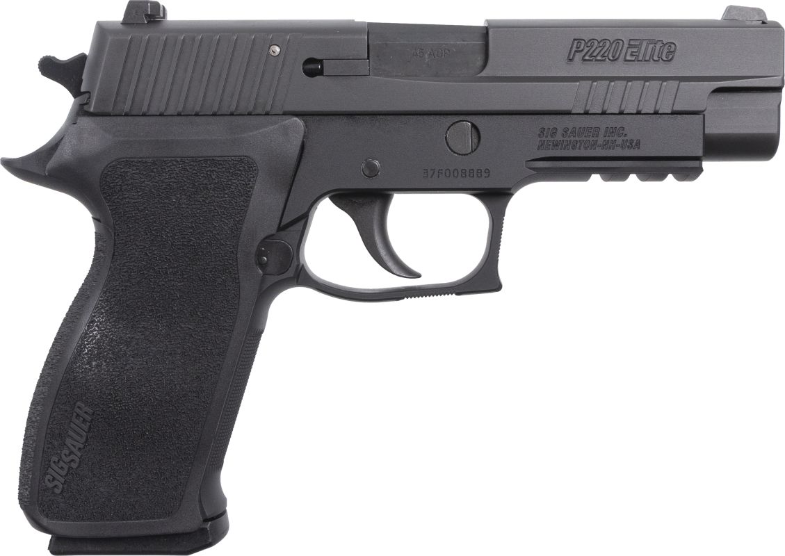 Sig Sauer P220 Elite 45 ACP 4.40" (2)8+1 Black Nitron Stainless 220R45BSE-img-2