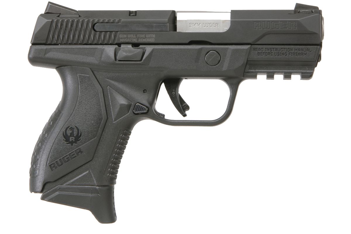 Ruger American Pistol Compact 9mm 3.55" Barrel 17+1 Black Polymer 8635-img-1