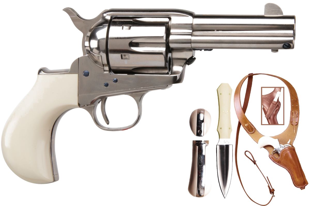Cimarron Doc Holliday Thunderer Combo 45 Colt (LC) 6 Shot 3.50" CA346DOC-img-1