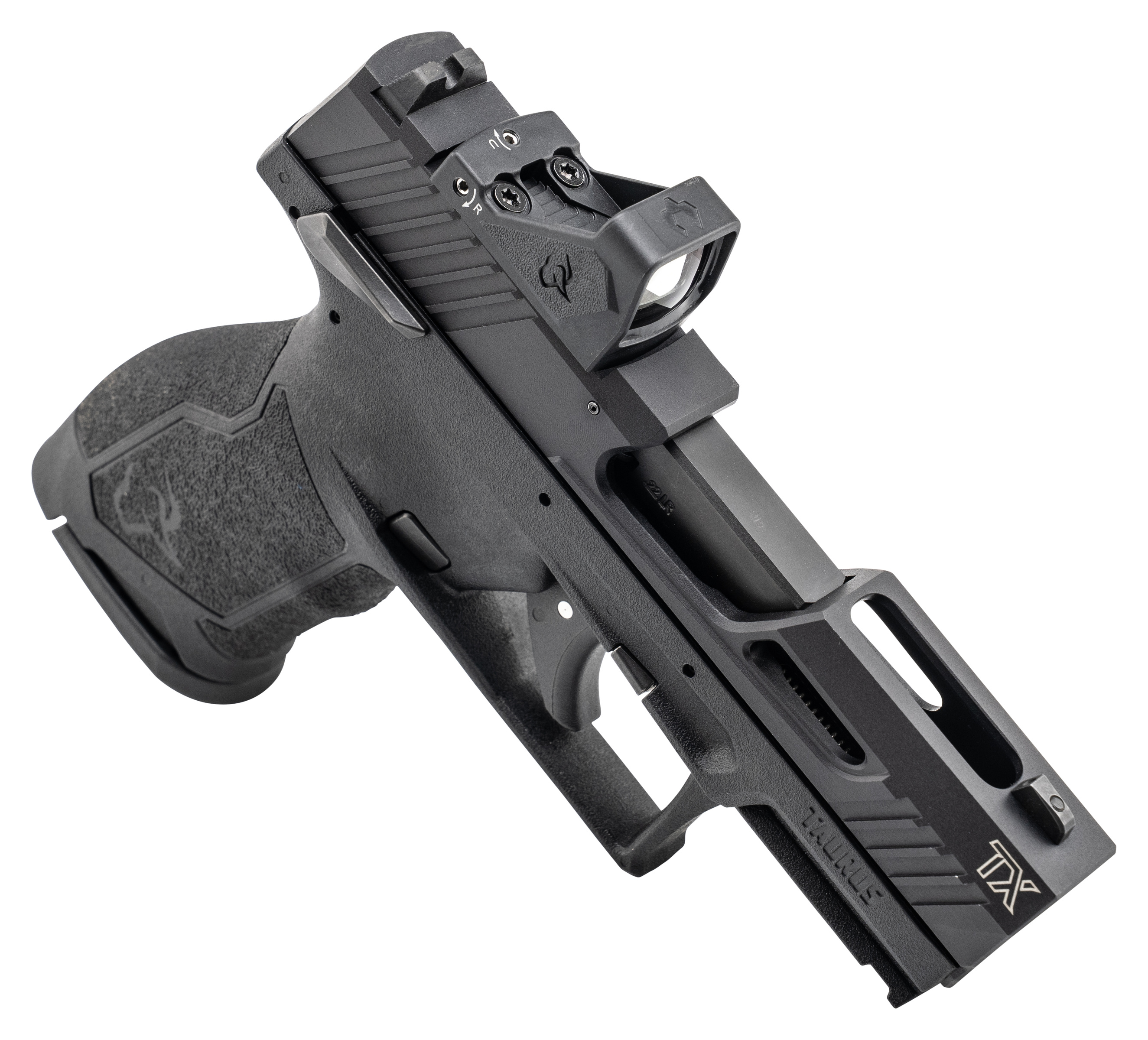 Taurus 1-TX22131-RD - TX22 Compact Viridian - Pistol: Semi-Auto