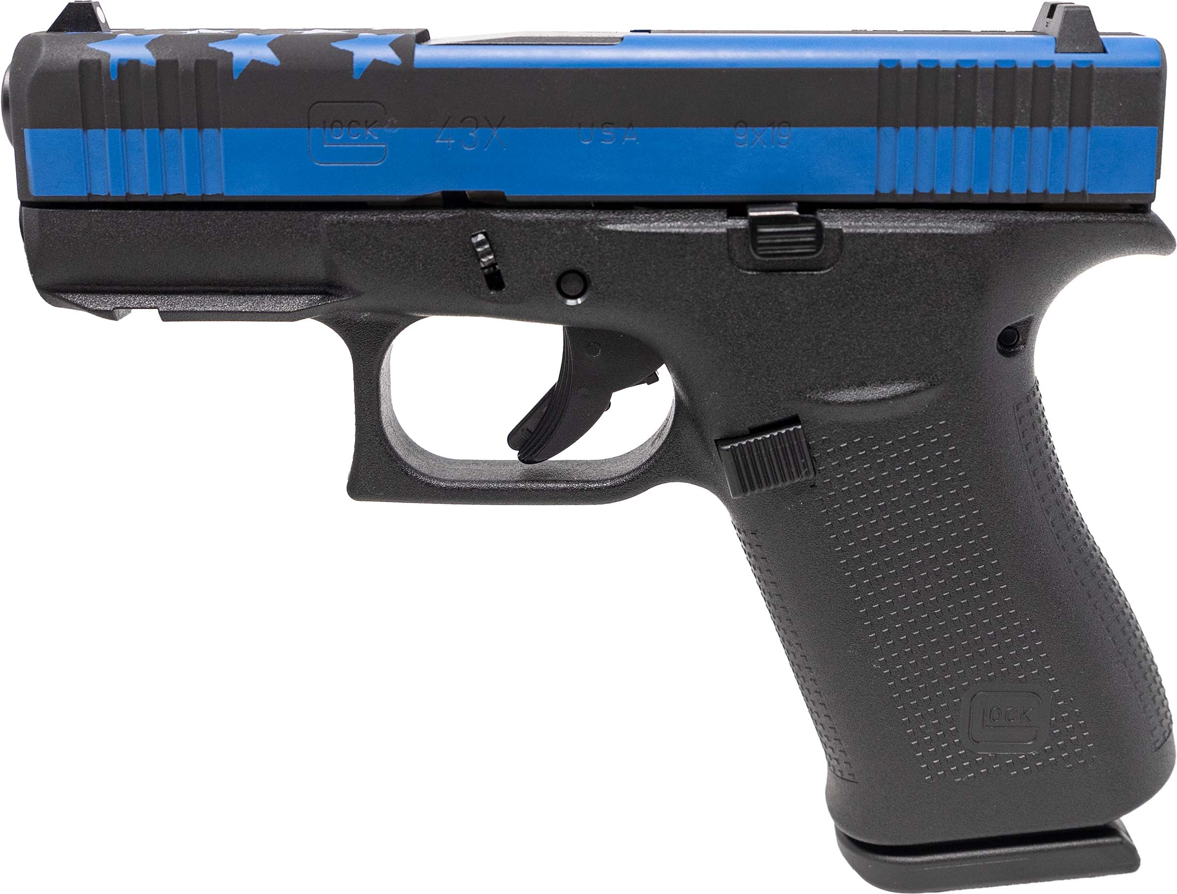 Apollo Custom|Glock ACG-57078FRN - 43X Front Rail Stars and