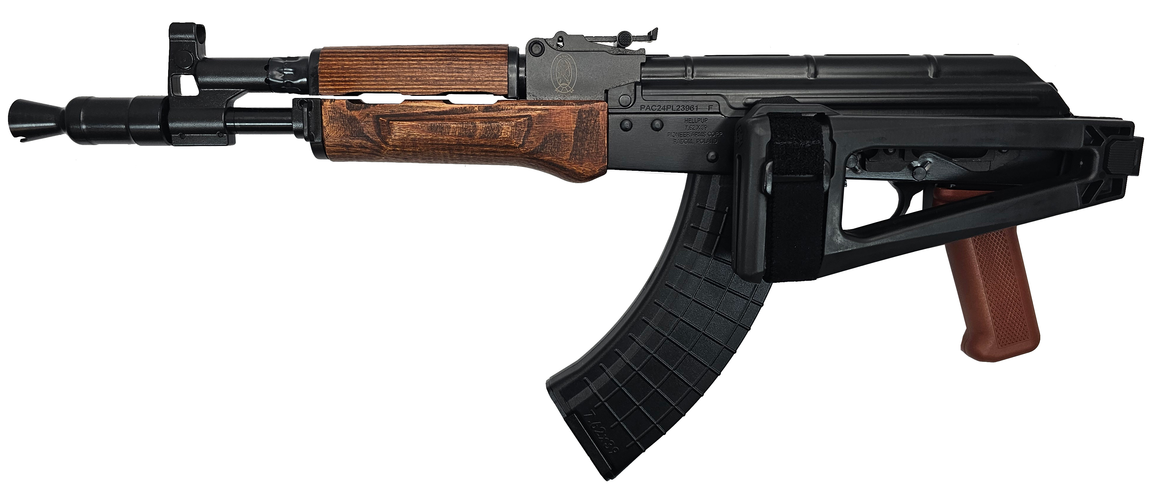 Pioneer Arms AK0031-FT-AKTFW - Hellpup Forged - Pistol: Semi-Auto