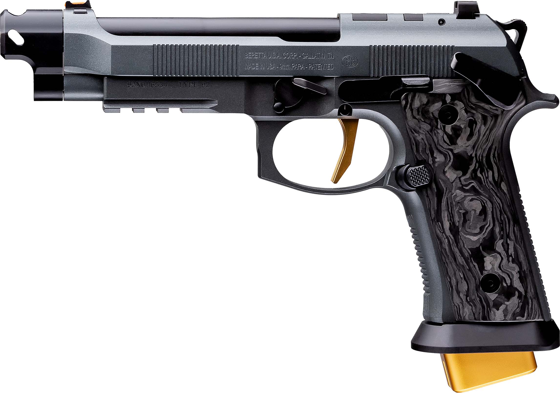 Beretta J92XFMSA21LAM - 92XI SAO CORSA - Pistol: Semi-Auto - 9MM