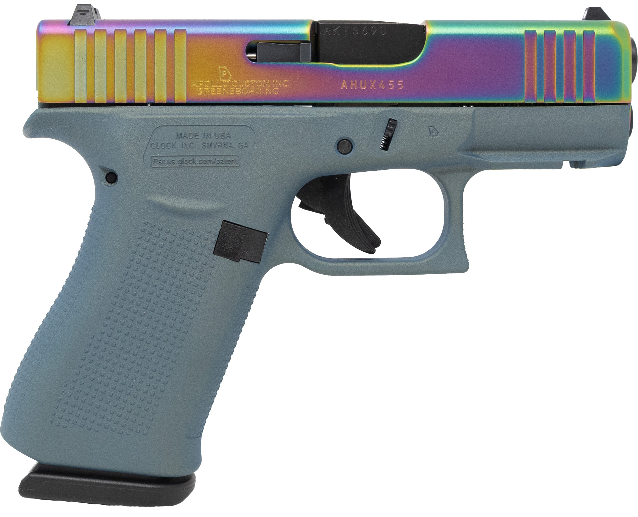 Apollo Custom|Glock ACG-79325 - 43X Northern Lights Rainbow