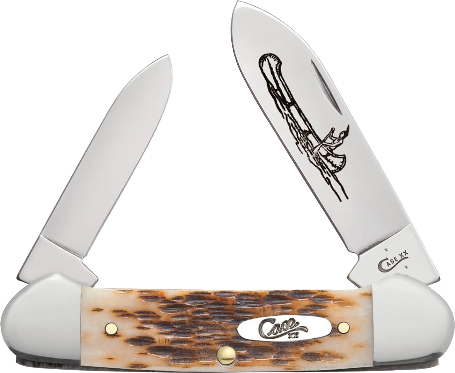 Case Canoe Amber Bone