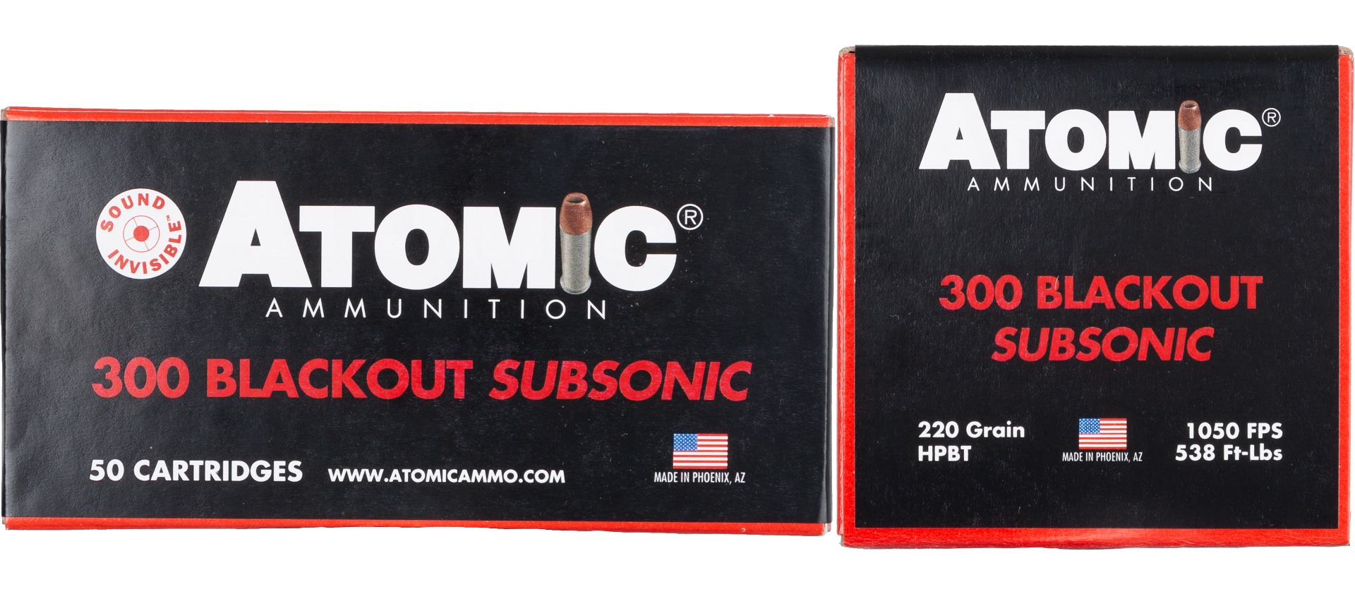 Atomic Subsonic Rifle 300 Blk 220 Grain HPBT