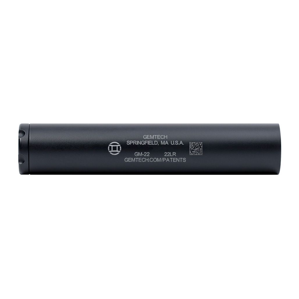 Gemtech GM-22 Direct Thread Aluminum Rimfire Suppressor .22LR Black Unknown Suppressors NFA image 3