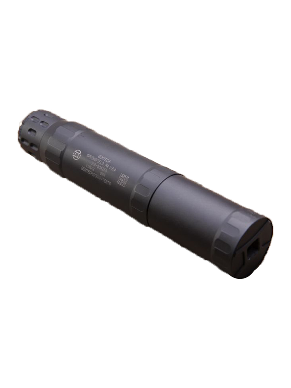 Gemtech LUNAR 9 Aluminum Pistol Suppressor 9mm Luger Black Compatible with all GM-9 mounting options Unknown Suppressors NFA image 3