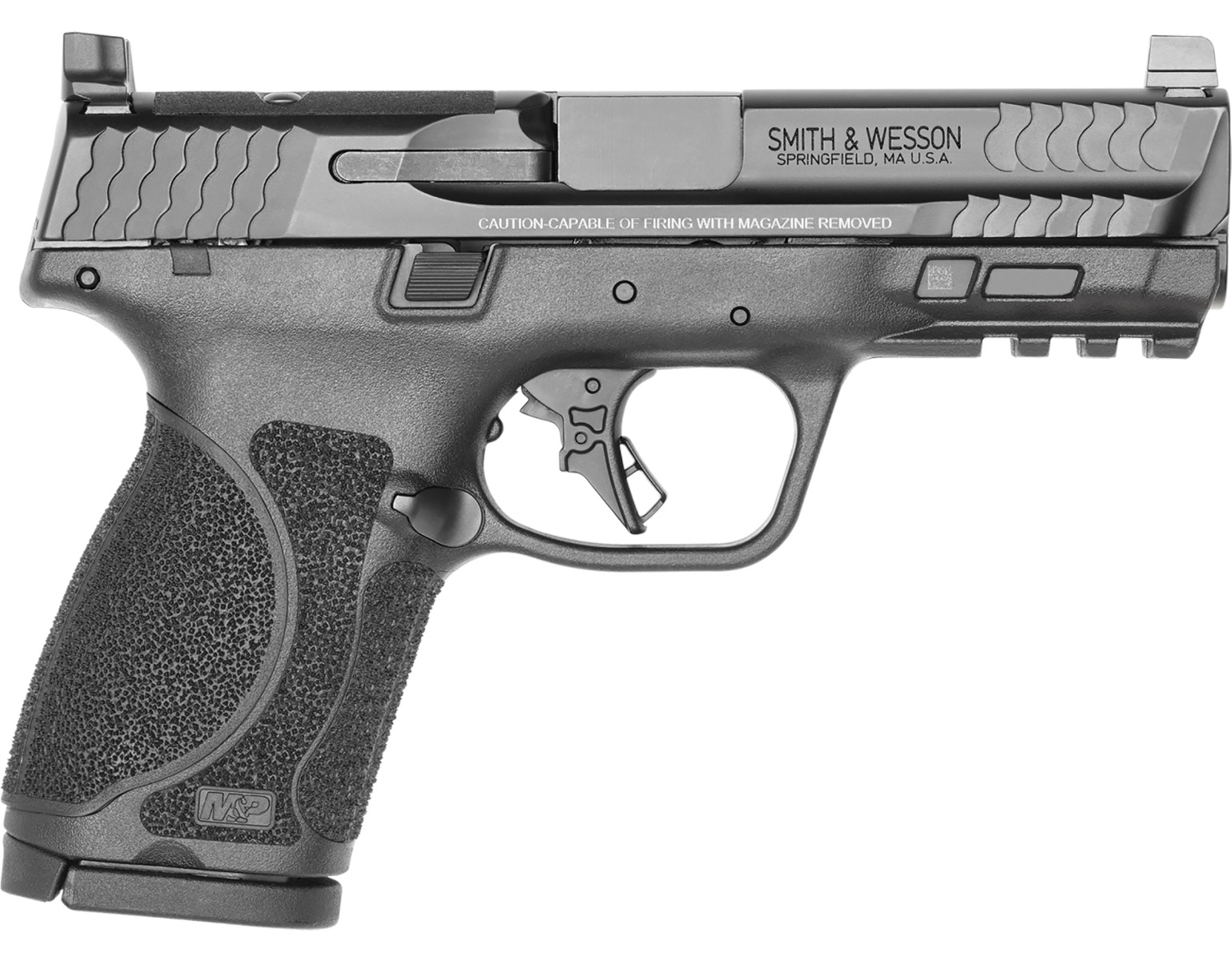 Smith & Wesson 13563 - M&P9 M2.0 Compact Optics Ready Flat Trigger