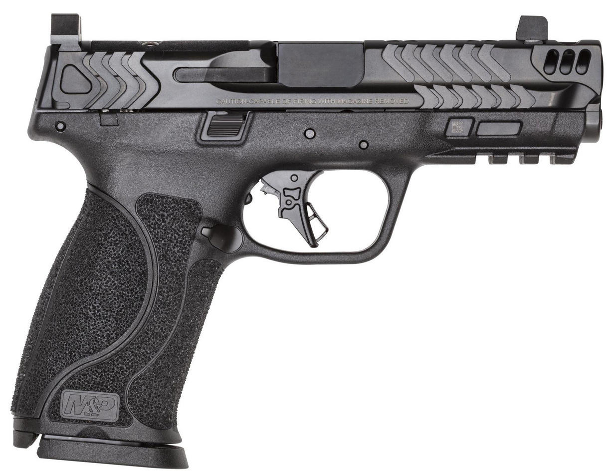 S&W 14415 M&P 9MM 17+1/23+1 Ported Slide Gray Stainless Steel - Smith & Wesson - 9MM