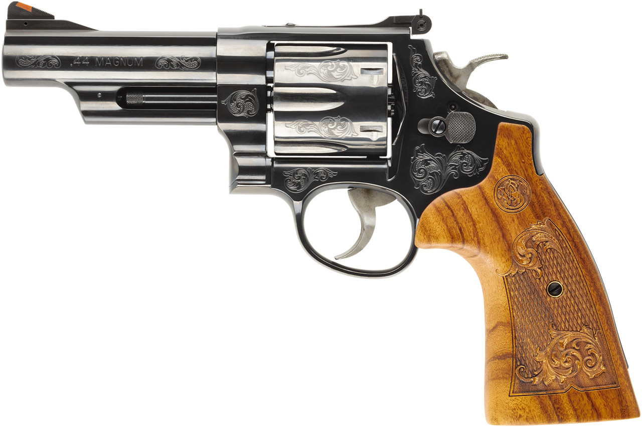 S&W M29 .44マグナム手彫り彫刻作品｜聖像騎士 × 中世紋章モチーフ Smith & Wesson 150783 - Model 29 Machined Engraved - Revolver