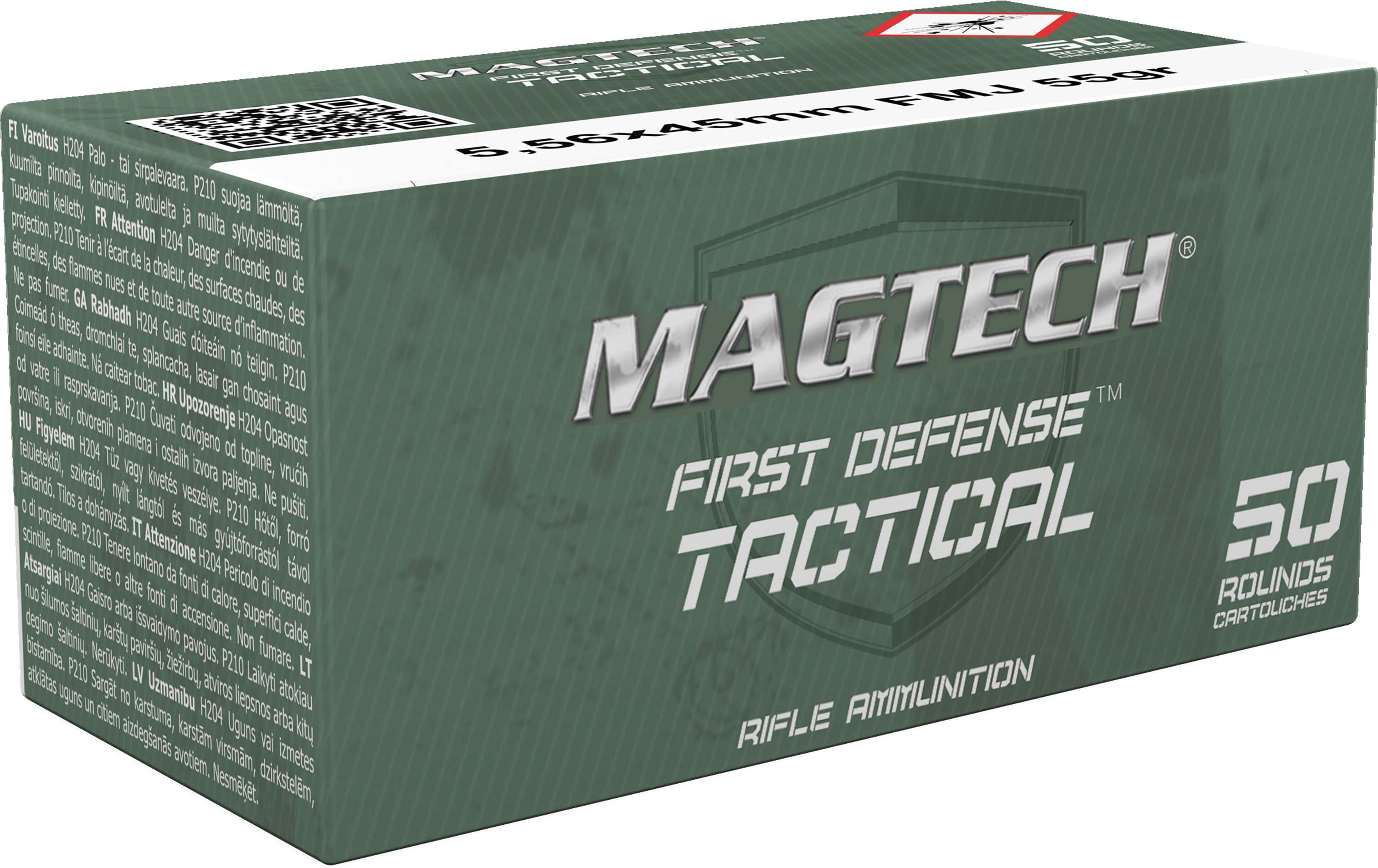 Magtech First Defense Tactical 5.56 NATO 55 Grain M193 FMJ