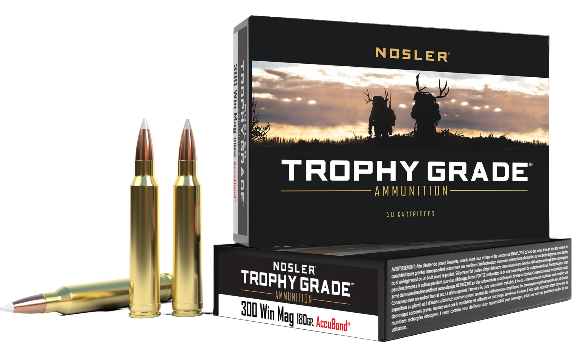 Nosler NOS 300 180GR TG ACUBND 20RD