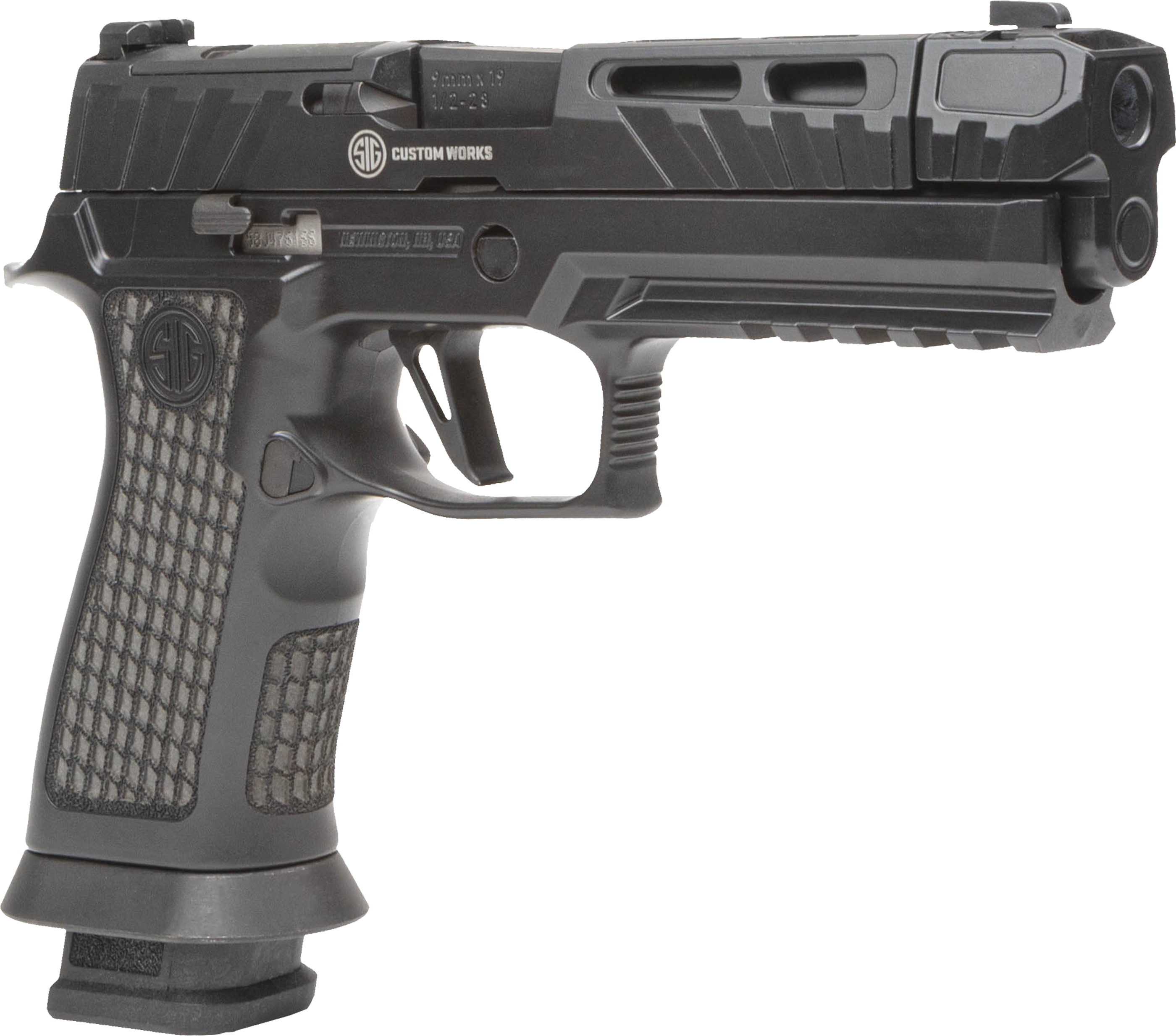 Sig Sauer 798681677351 - P320 Spectre Comp Blackout - Pistol: Semi