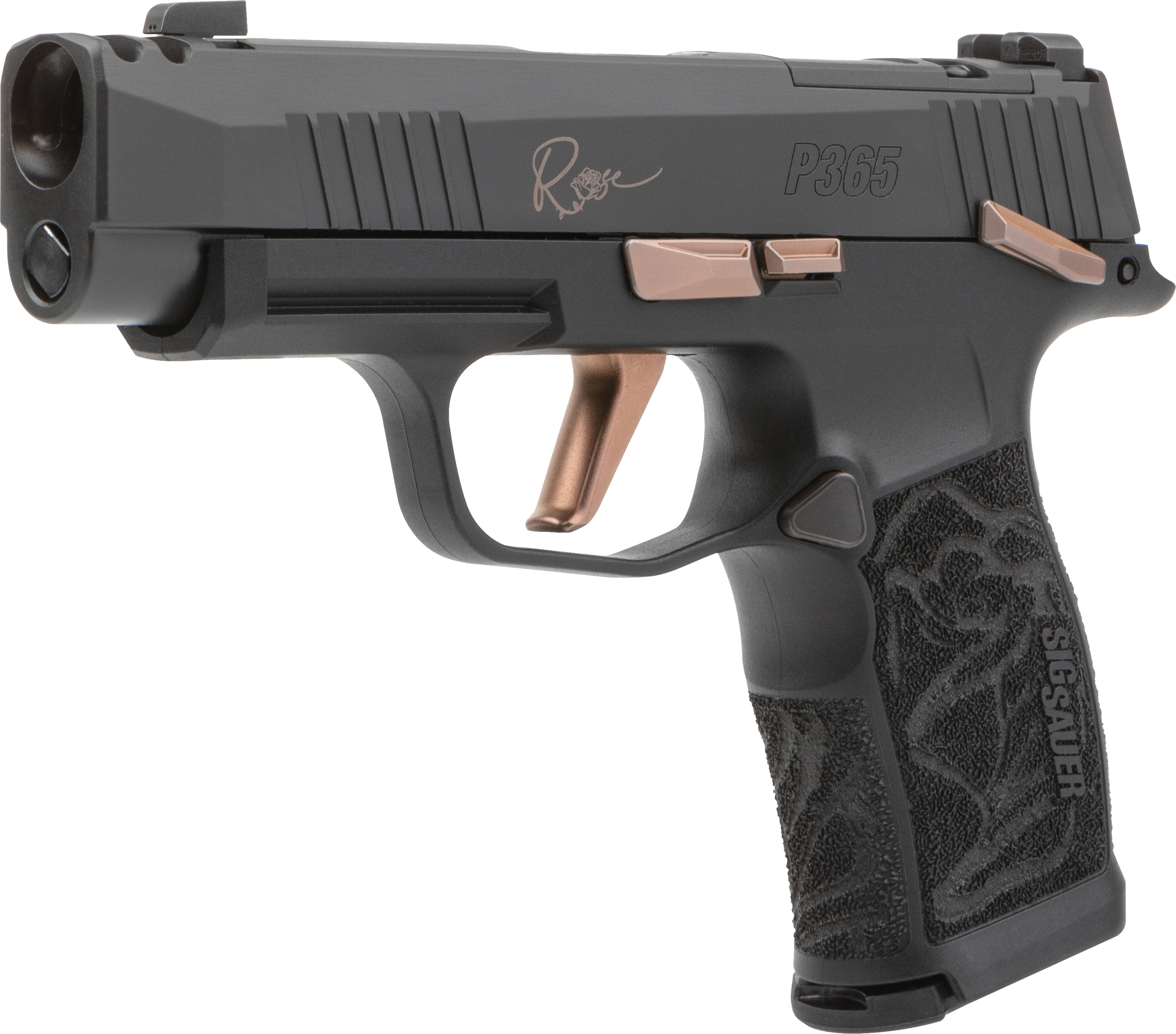 Sig Sauer 798681679973 - P365 XL Rose Comp Manual Safety - Pistol