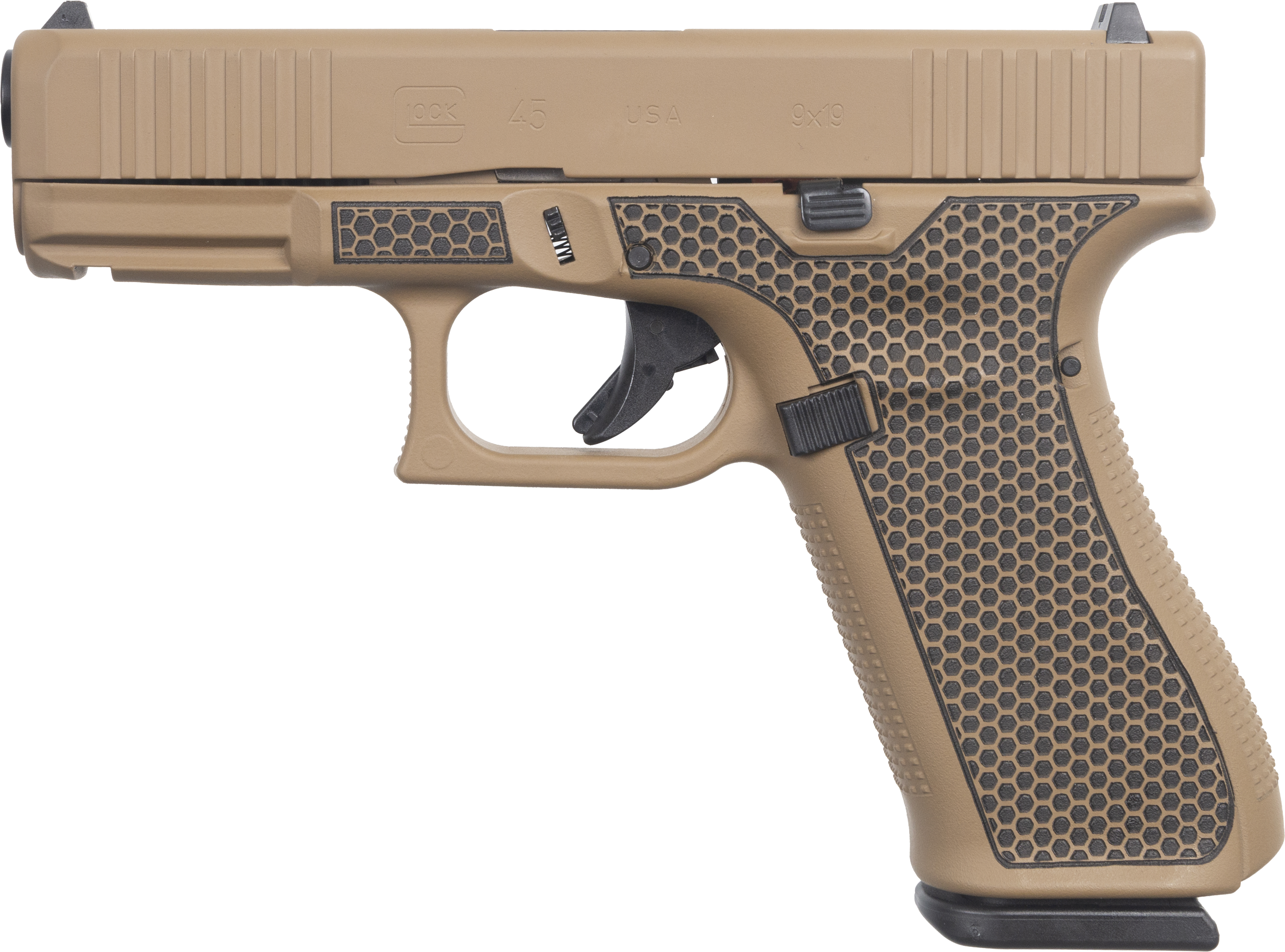 Apollo Custom|Glock ACG-57083 - 45 Patriot Brown Honeycomb