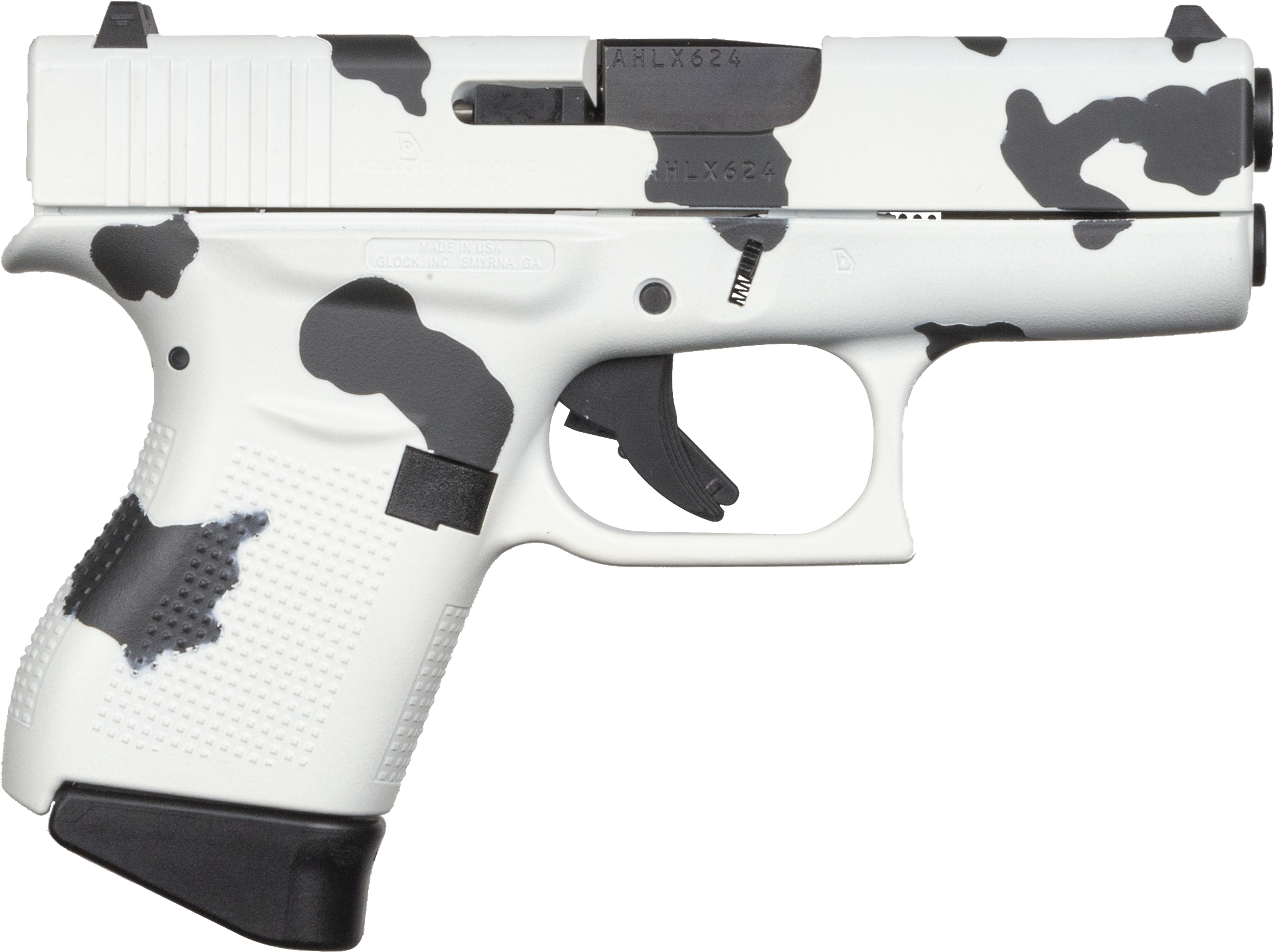 Apollo Custom|Glock ACG-57089 - 43 Black & White - Pistol: Semi